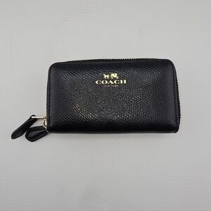 Coach Black Leather Wallet